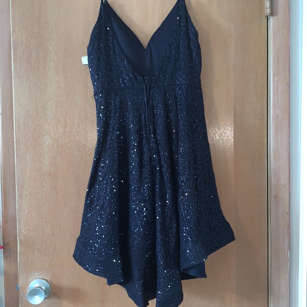 Short Formal Blue Dress - Picture 8 of 10